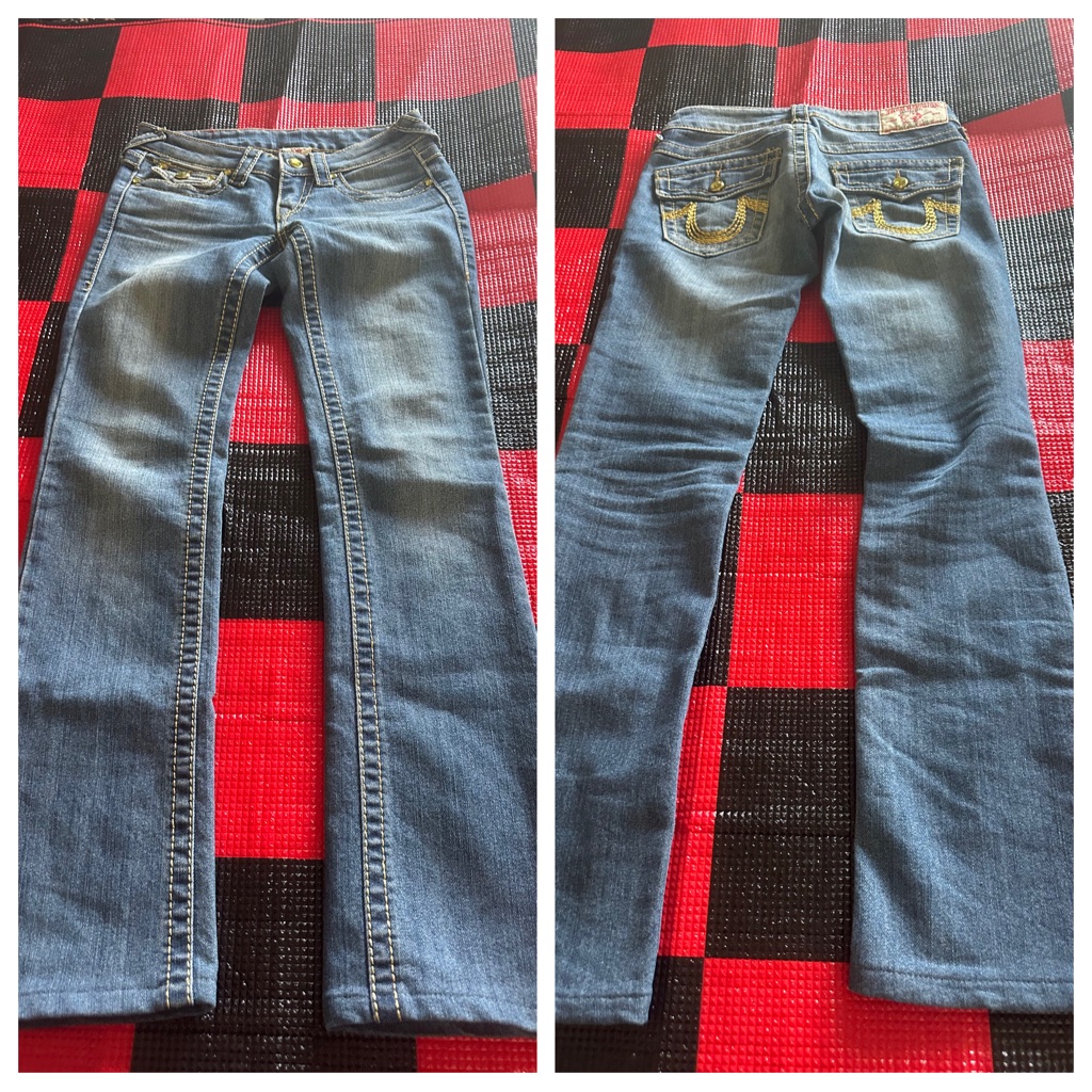 True Religion Joey Super T Size 25 Inseam Tailored/Cut To Size 29”